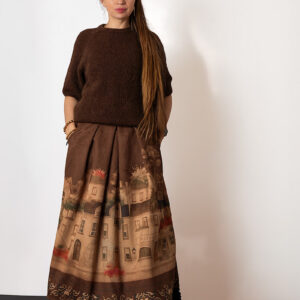 Alpaka Pullover in Braun